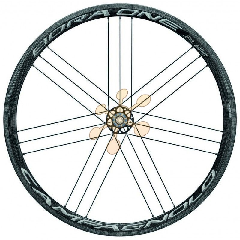 BORA ONE 35 DARK AC3 Campagnolo galuskové zapletené kolesá