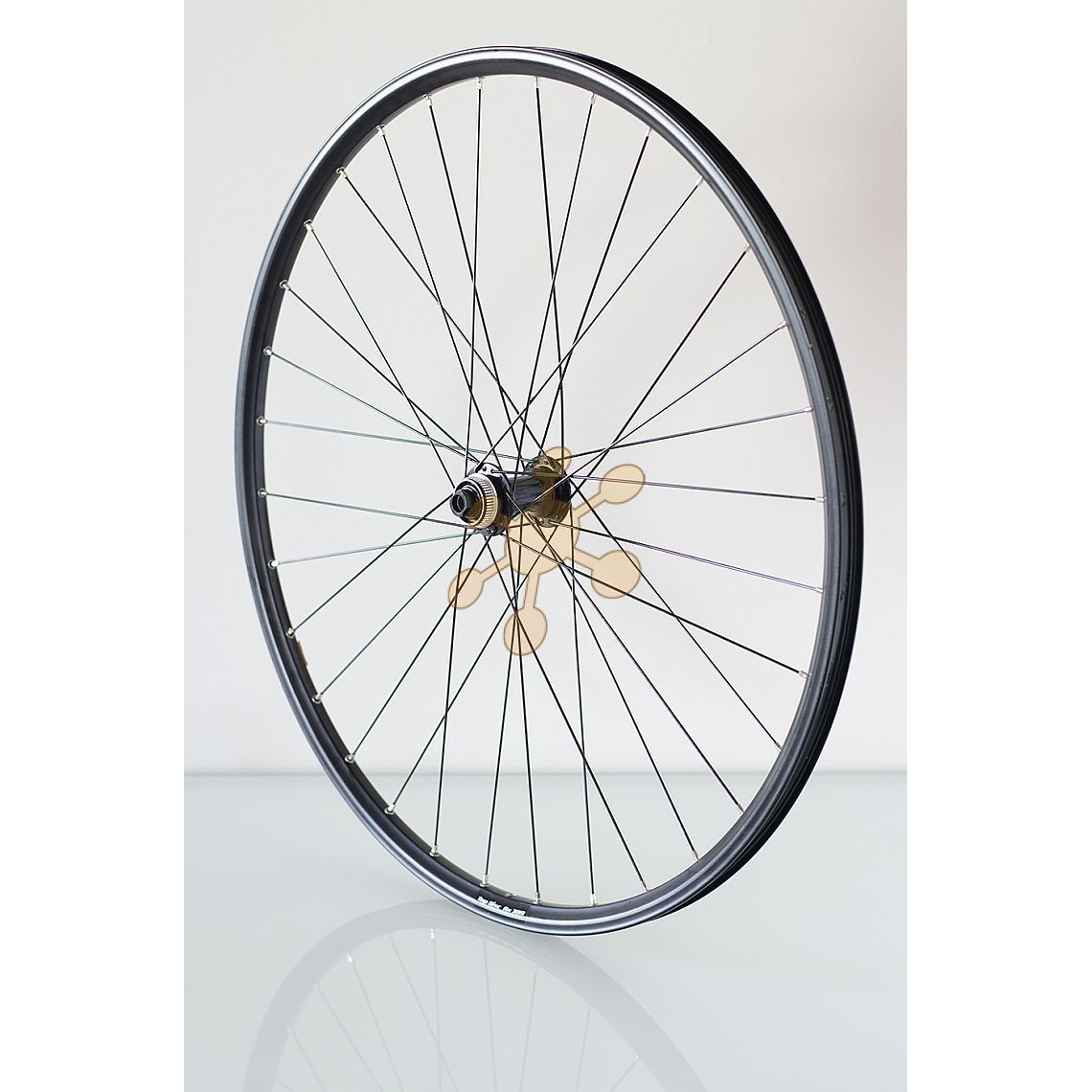 28" predné zapletené koleso Remerx Topdisc /náboj Tiagra RS470 12x100 32děr CL