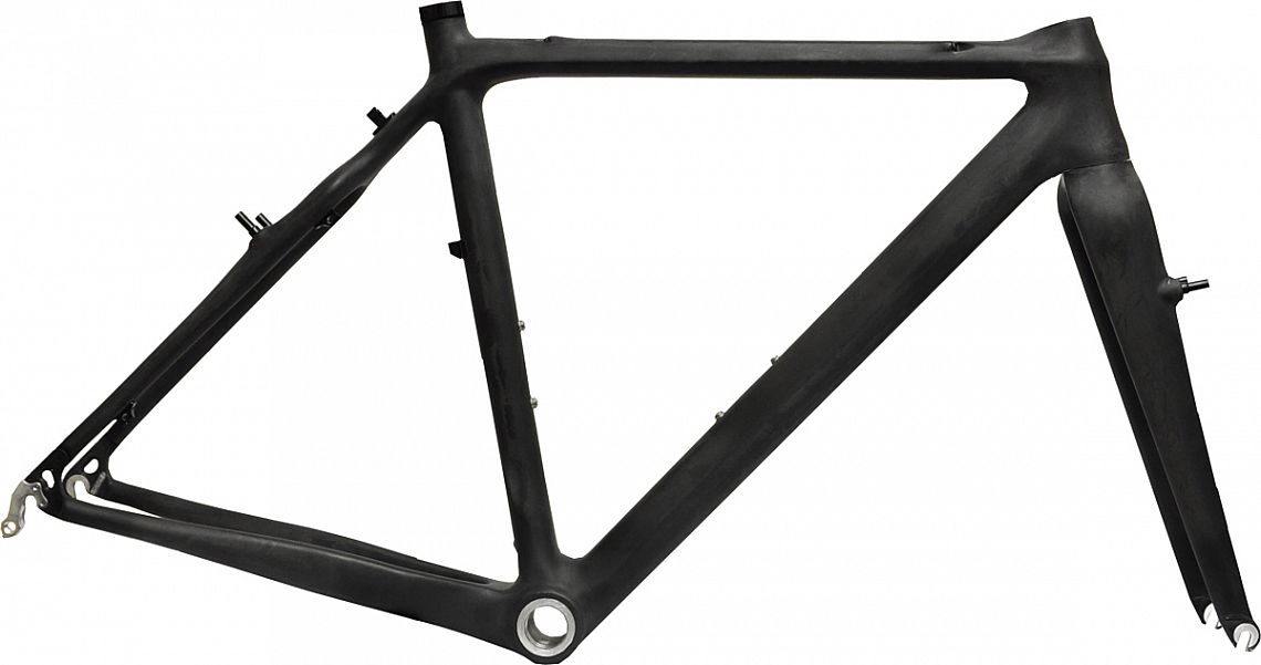 rám cyklokros carbon CX8000 590mm + vidlica - bez laku