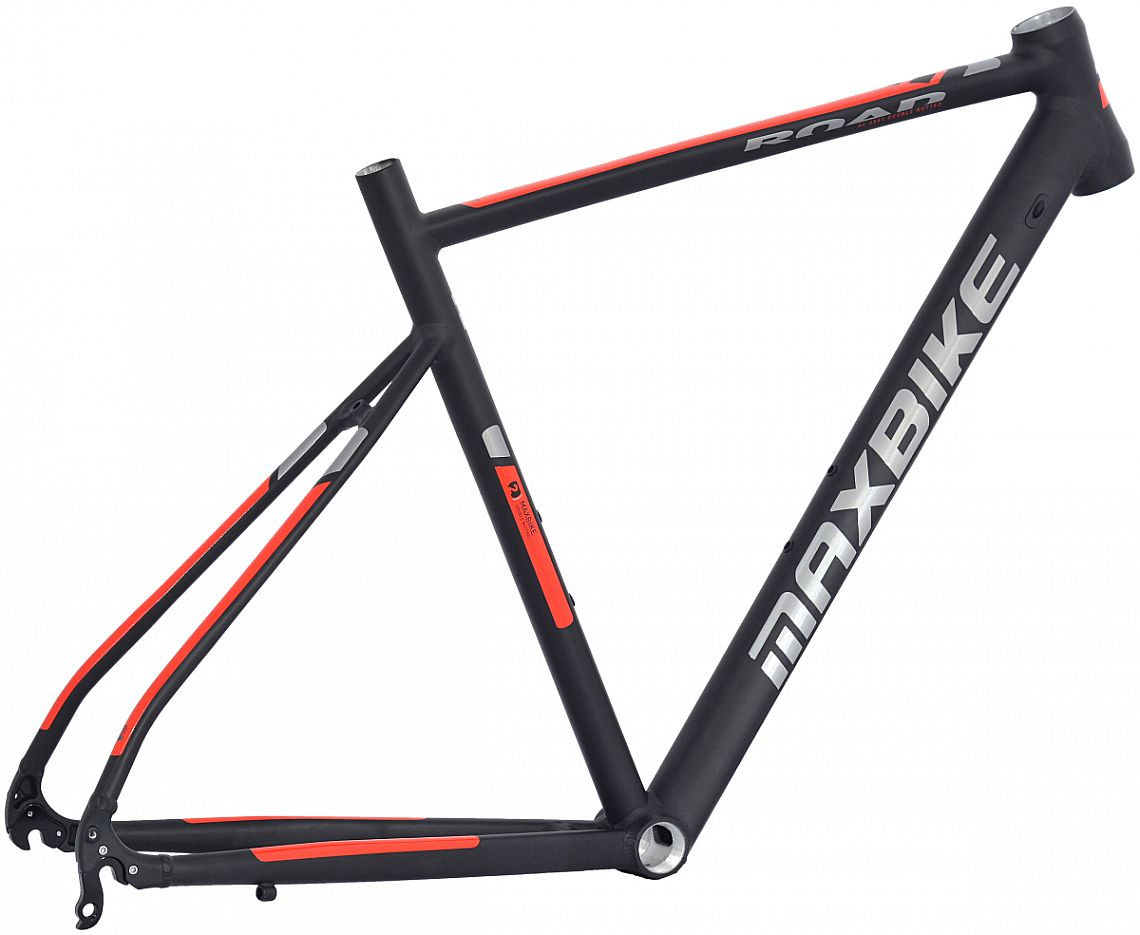 rám Maxbike ROAD 2020 510 matne čierny + červená
