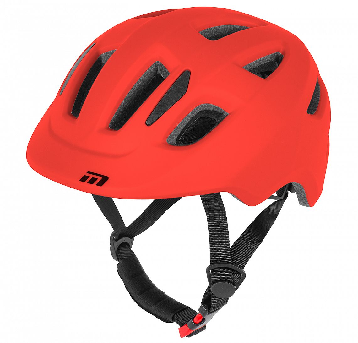 prilba MAXBIKE MELVI, XS 46-51 cm, červená