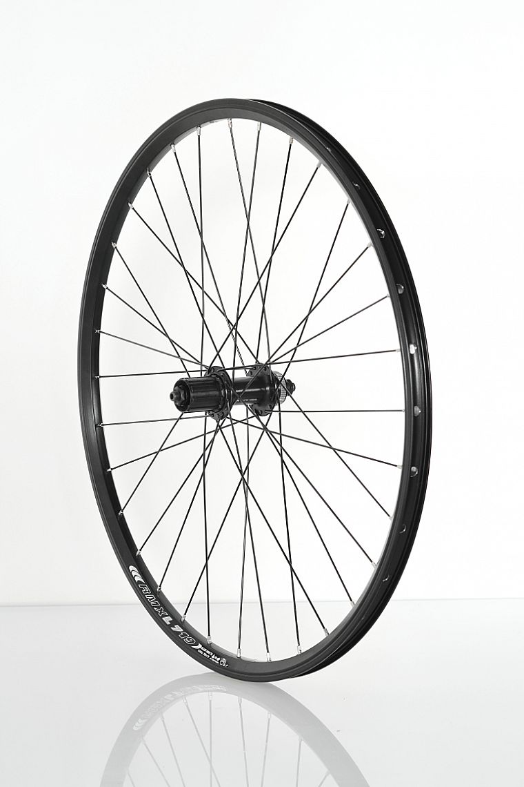 26" zadné zapletené koleso Remerx Dragon 719/náboj Shimano FH-QC300 32dier čierny