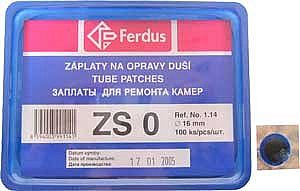 záplaty Ferdus ZS 0 (balenie 100ks)