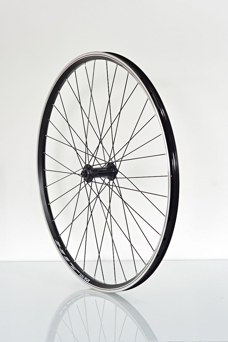27,5" predné zapletené koleso Remerx HIT/náboj Shimano TX500 36dier čierny