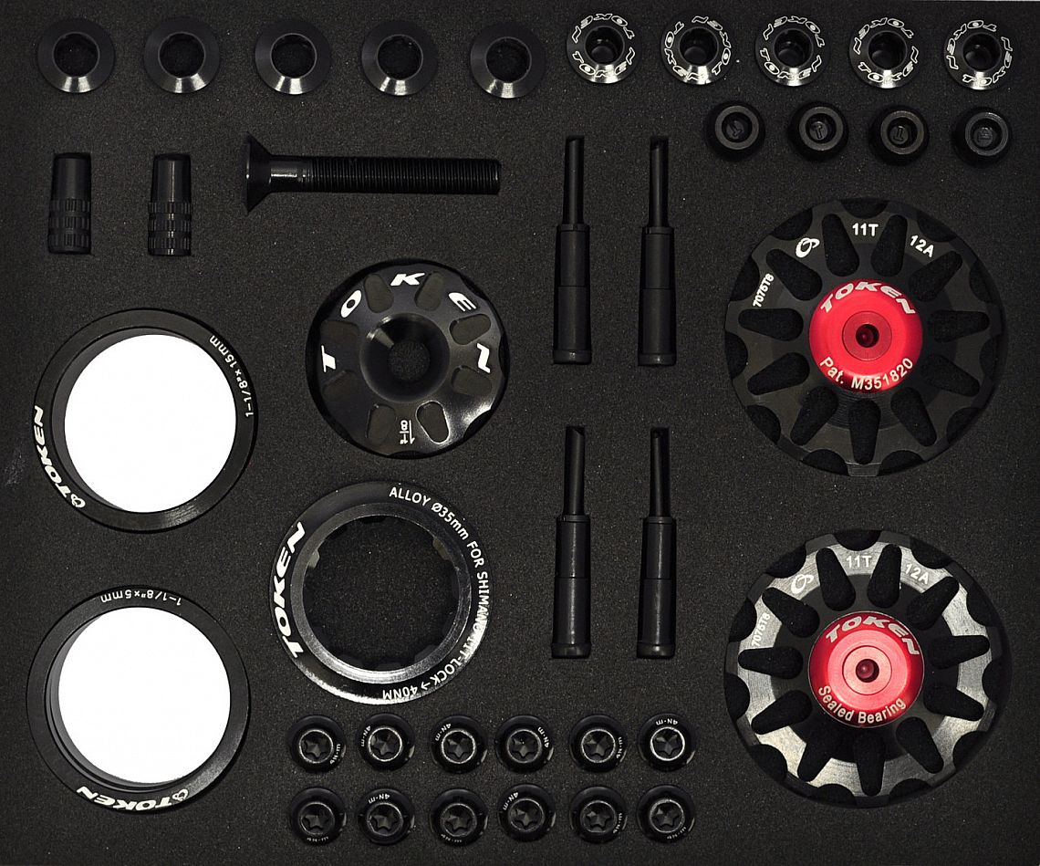 sada TOKEN BLING BOX MTB čierna