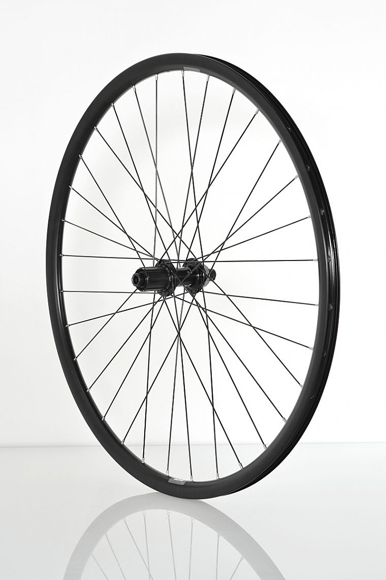 29" zadné zapletené koleso RYDE Rival26/náboj Shimano MT400 Boost čierny CL