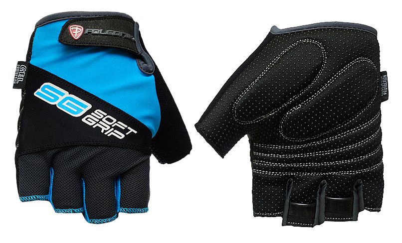 rukavice Soft grip modré vel.L