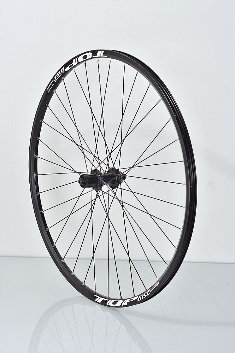 29" zadné zapletené koleso Remerx Topdisc/náboj Shimano FH-QC300 36dier čierny