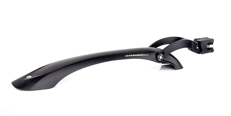 blatník 24"-29" Simpla HAMMER 2 REAR na sedlovku zadná čierno biely