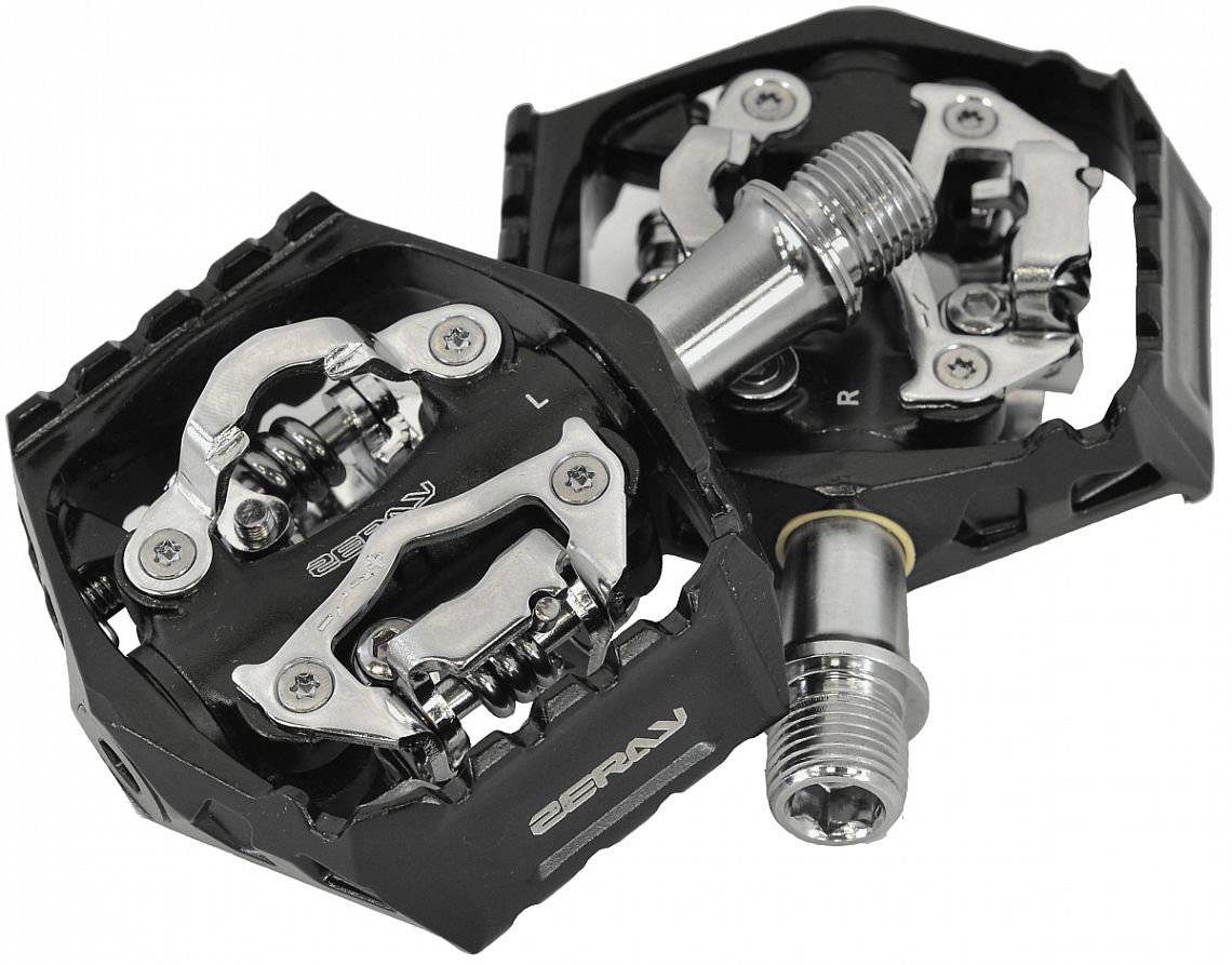 pedály ZERAY ZP-106 SPD s platformou čierne