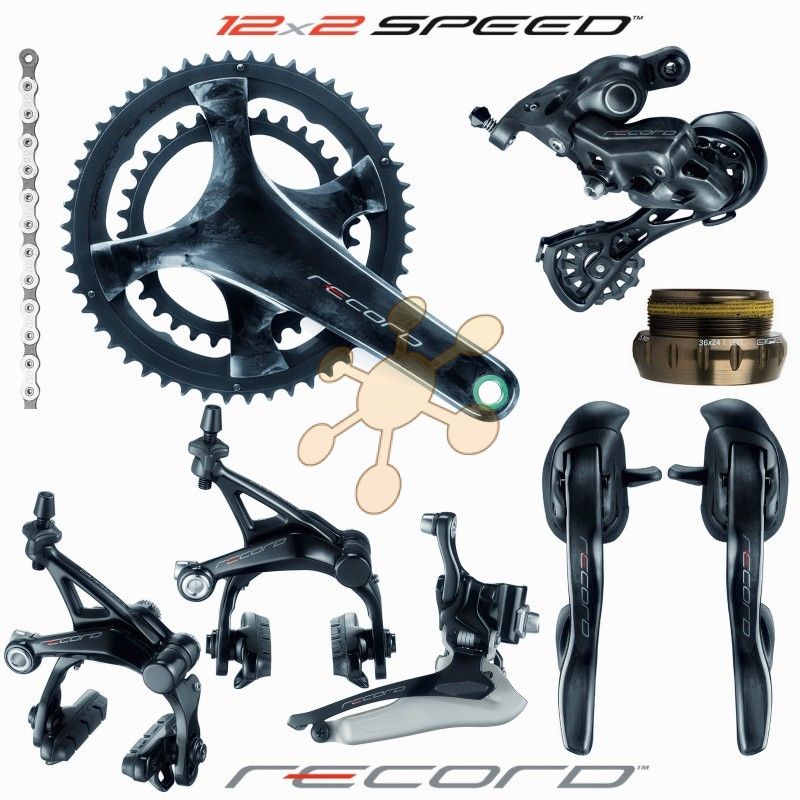 Sada Record Campagnolo 12s 172,5mm 52-36