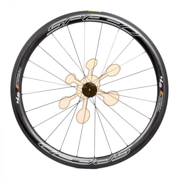 Speed ​​4.5 FCT Veltec carbon 45mm set